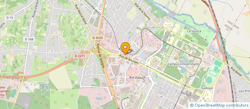 localisation de l'entreprise SAS AUX NEUF CHATS à OLIVET