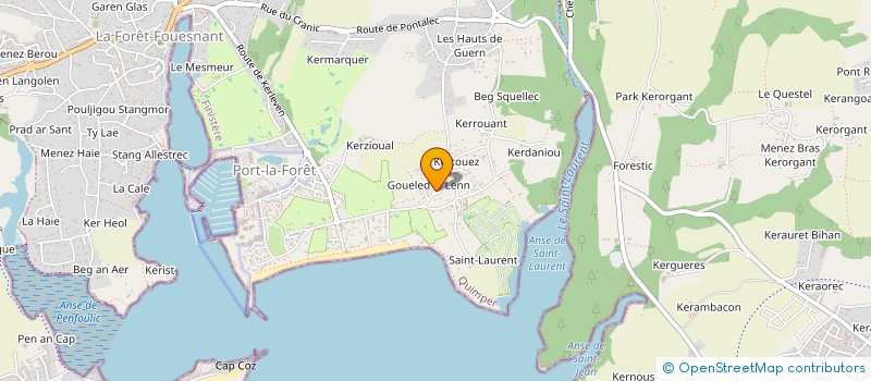 localisation de l'entreprise SAS AVALON  LA FORET-FOUESNANT