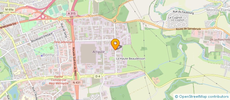 localisation de l'entreprise SAS AVCONCEPT à METZ