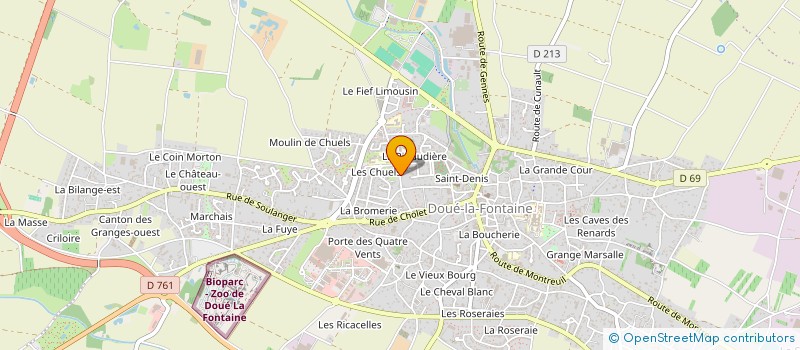 localisation de l'entreprise SAS AVEC LES VOISINES  MURS-ERIGNE