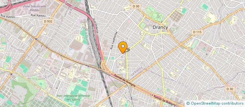 localisation de l'entreprise SAS AVENIR ELEC à DRANCY