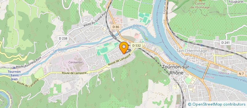 localisation de l'entreprise SAS AVENIR ETANCHEITE à TOURNON-SUR-RHONE