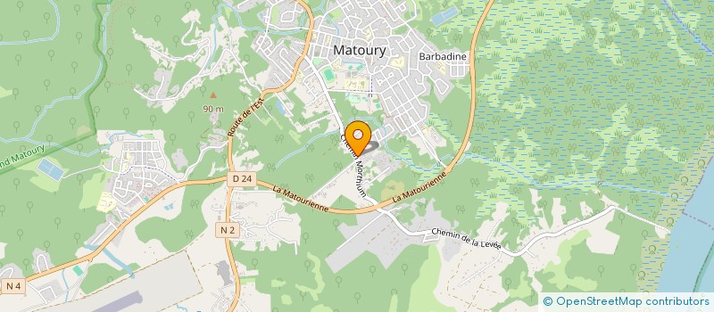 localisation de l'entreprise SAS AVISCA à MATOURY