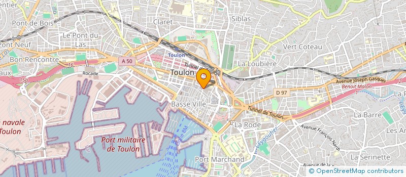 localisation de l'entreprise SAS AXELISA à TOULON