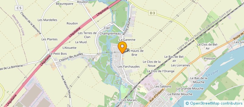 localisation de l'entreprise SAS AXIS INVESTISSEMENT IMMOBILIER à MEUNG-SUR-LOIRE