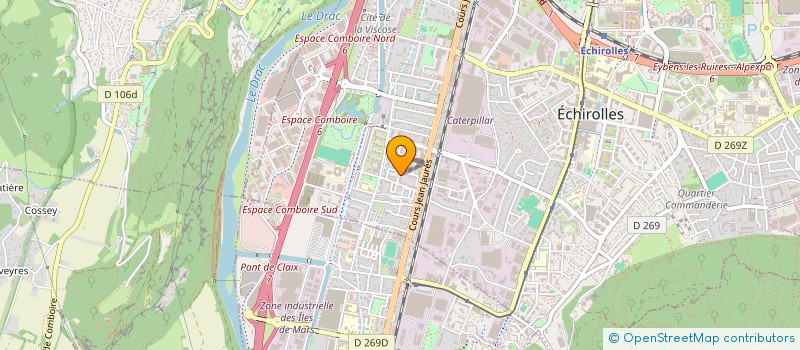 localisation de l'entreprise SAS AY BAT à ECHIROLLES
