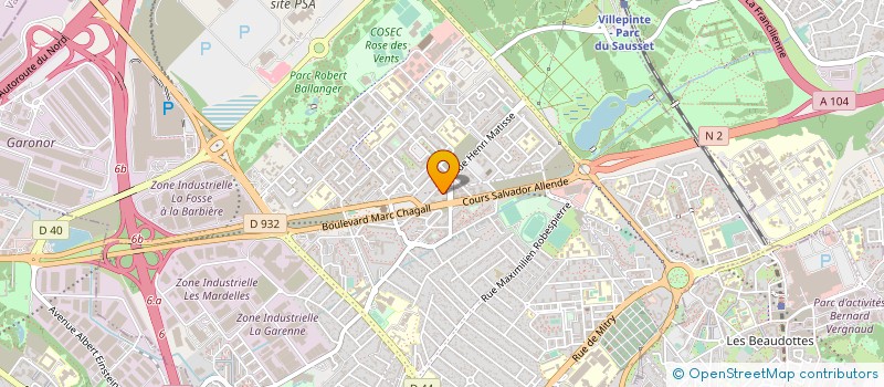 localisation de l'entreprise SAS AYA à AULNAY-SOUS-BOIS