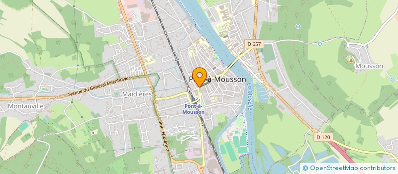 localisation de l'entreprise SAS AYA PIZZA à PONT-A-MOUSSON