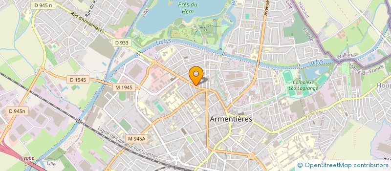 localisation de l'entreprise SAS AYKAC à ARMENTIERES