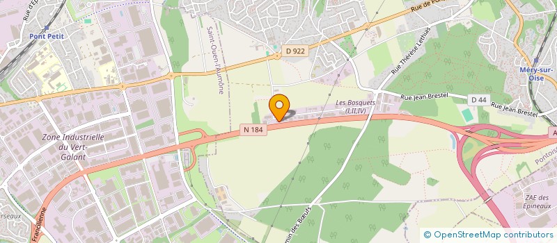 localisation de l'entreprise SAS AZ ENERGIE à MERY-SUR-OISE
