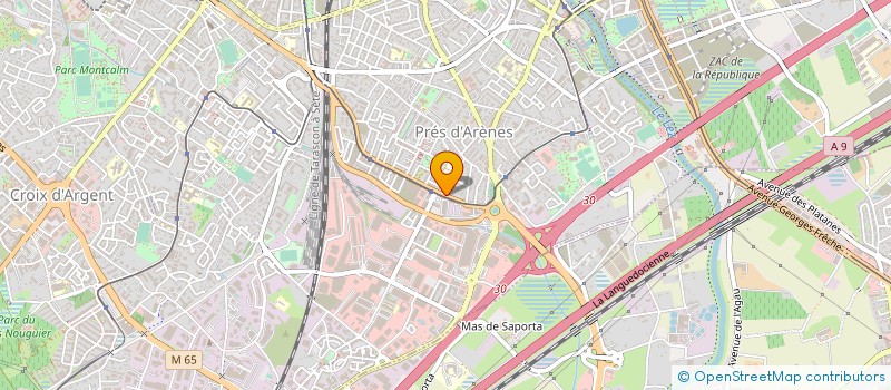 localisation de l'entreprise SAS AZ TP à MONTPELLIER