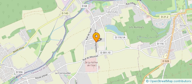 localisation de l'entreprise SAS AZIMUT NEGOCE à SAUSSAY
