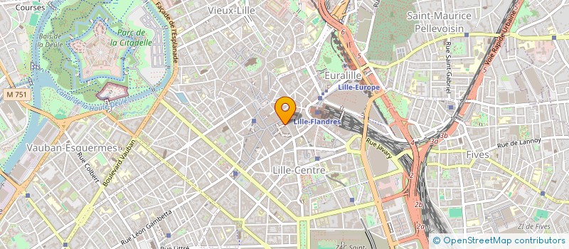 localisation de l'entreprise SAS AZUR à LILLE