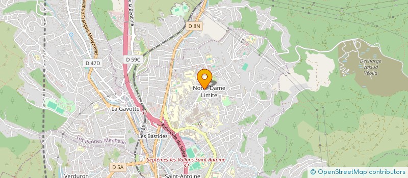 localisation de l'entreprise SAS AZUR à MARSEILLE
