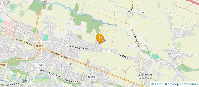 localisation de l'entreprise SAS B A J  IDRON