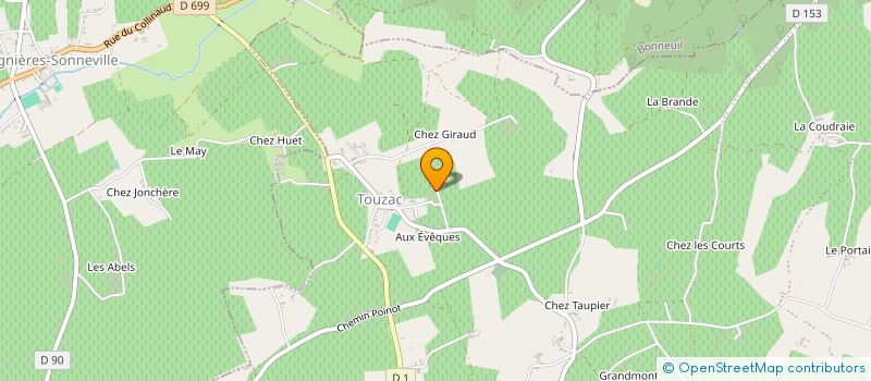 localisation de l'entreprise SAS B. DELATTE à BELLEVIGNE
