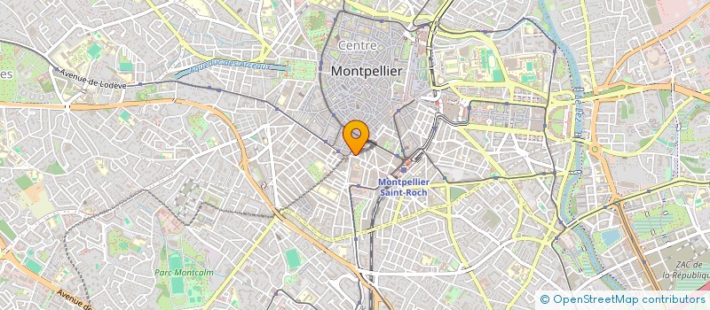 localisation de l'entreprise SAS B.E.S à MONTPELLIER