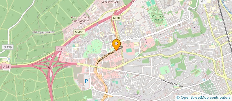 localisation de l'entreprise SAS B.J.L  LAXOU