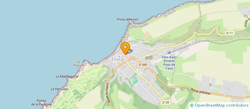 localisation de l'entreprise SAS B & P  ETRETAT