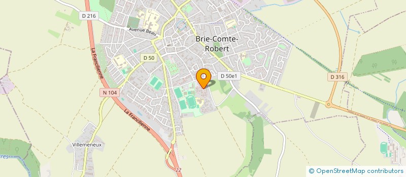 localisation de l'entreprise SAS B & S BETON à BRIE-COMTE-ROBERT