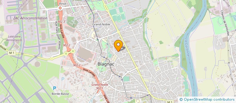 localisation de l'entreprise SAS BA-BAT-SUD à BLAGNAC