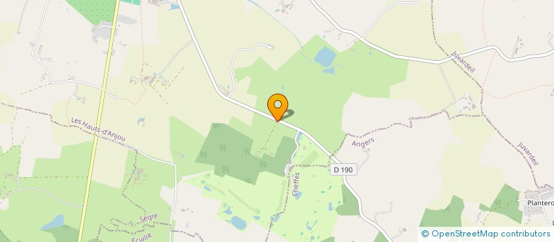 localisation de l'entreprise SAS BABETH  LES HAUTS-D'ANJOU