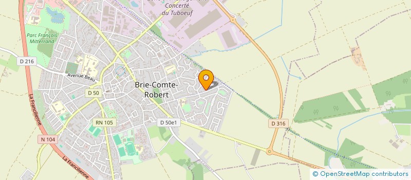 localisation de l'entreprise SAS BACQUENOIS à BRIE COMTE ROBERT