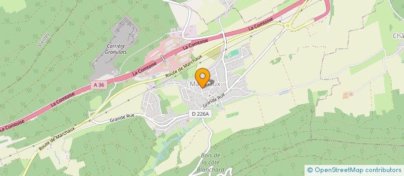 localisation de l'entreprise SAS BAFE.LOC  MARCHAUX-CHAUDEFONTAINE