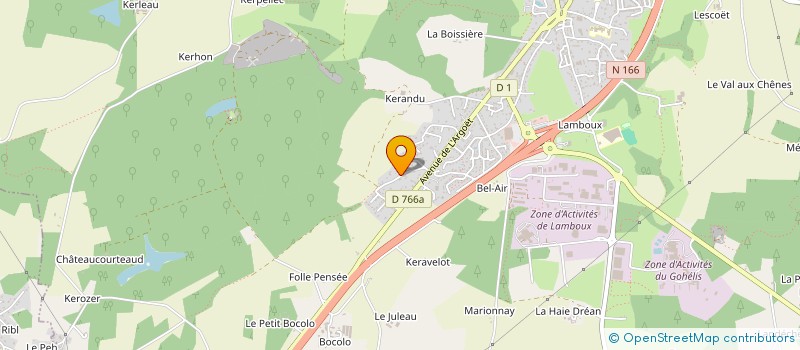 localisation de l'entreprise SAS BAGEL IMMO  ELVEN