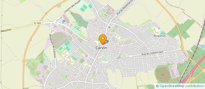 localisation de l'entreprise SAS BAGGIO  CARVIN