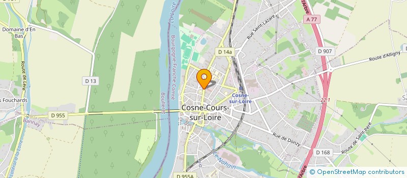 localisation de l'entreprise SAS BAGM  COSNE-COURS-SUR-LOIRE