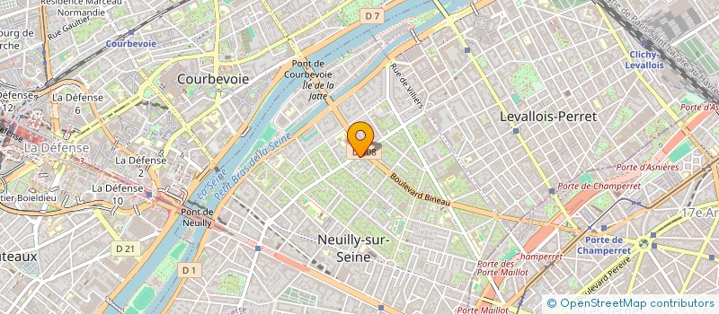 localisation de l'entreprise SAS BAHNINI à NEUILLY-SUR-SEINE
