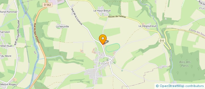 localisation de l'entreprise SAS BAILLIEUL  ESSON