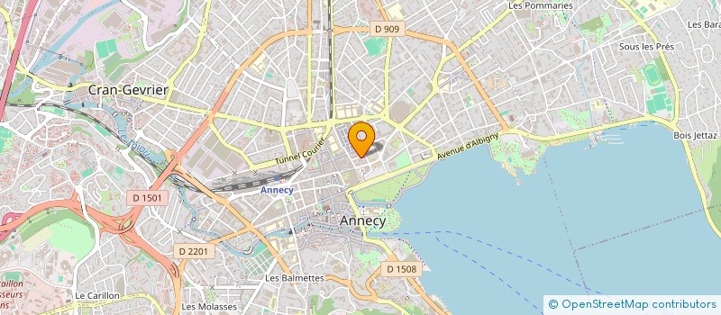 localisation de l'entreprise SAS BALIS  ANNECY