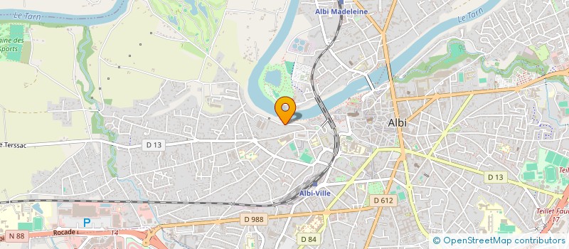 localisation de l'entreprise SAS BALISA à ALBI