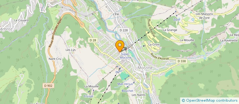 localisation de l'entreprise SAS BALTHO à MORZINE