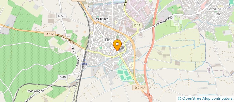 localisation de l'entreprise SAS BAR LE RALLYE  ELNE