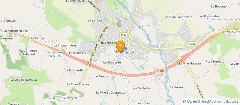 localisation de l'entreprise SAS BARBE à MERDRIGNAC