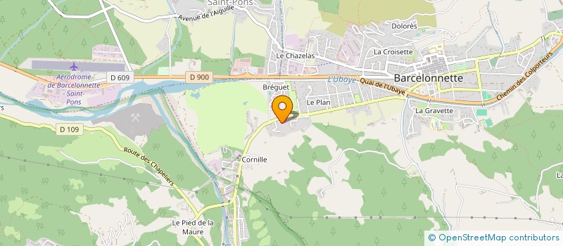 localisation de l'entreprise SAS BARCEL'EAU PLOMBERIE à BARCELONNETTE