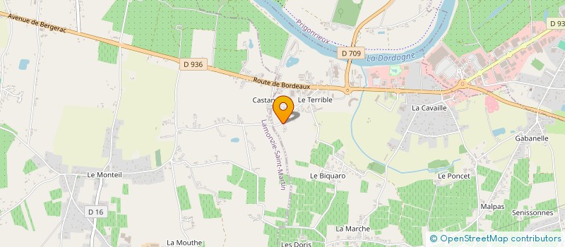 localisation de l'entreprise SAS BARGER  SAINT-LAURENT-DES-VIGNES