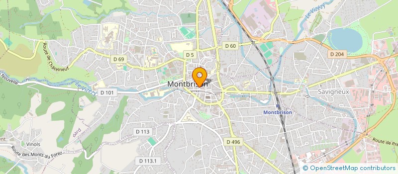 localisation de l'entreprise SAS BAROUD à MONTBRISON