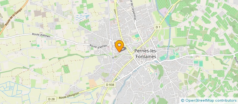 localisation de l'entreprise SAS BARRES  PERNES-LES-FONTAINES