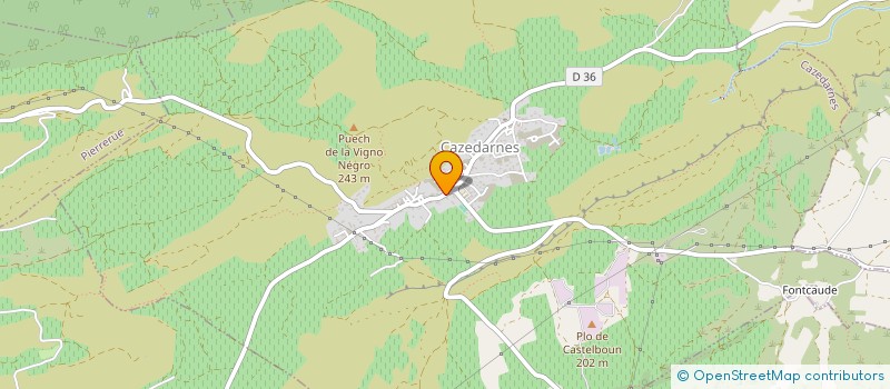 localisation de l'entreprise SAS BARTHES  CAZEDARNES