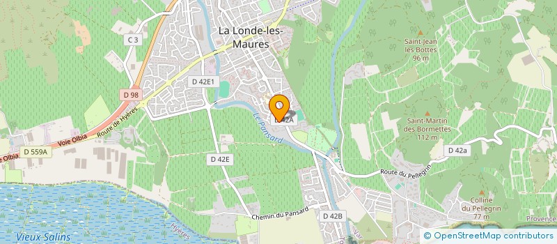 localisation de l'entreprise SAS BASIO à LA LONDE-LES-MAURES