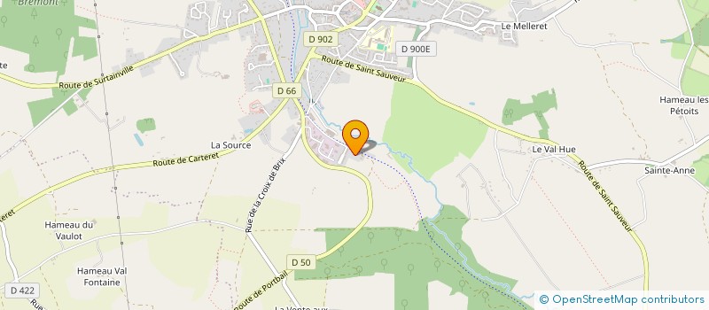 localisation de l'entreprise SAS BASLEY  BRICQUEBEC-EN-COTENTIN