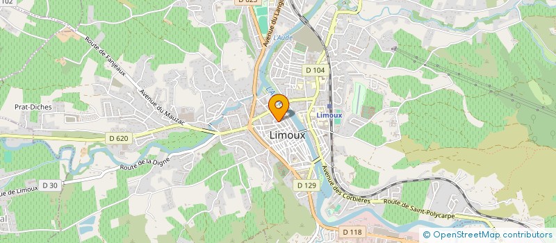 localisation de l'entreprise SAS BAT'HOME à LIMOUX