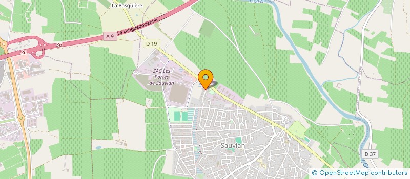 localisation de l'entreprise SAS BATI LOCK à SAUVIAN