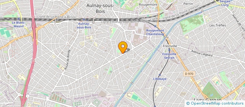 localisation de l'entreprise SAS BATIMENT à AULNAY-SOUS-BOIS
