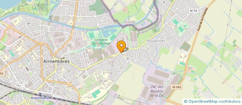 localisation de l'entreprise SAS BATINOV SERVICE  HOUPLINES