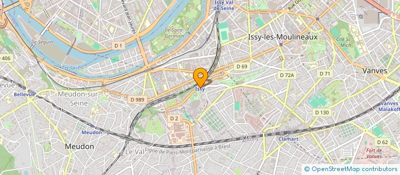 localisation de l'entreprise SAS BATIPREV à SEVRES